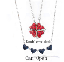 Load image into Gallery viewer, S925 Silver Full Diamond Clover Necklace