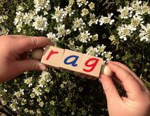Load image into Gallery viewer, Montessori Alphabet Wooden Phonetic Reading Blocks