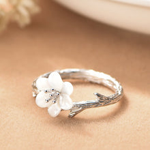 Load image into Gallery viewer, White Cherry Blossom Ring