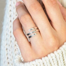Load image into Gallery viewer, 【Hot Sale】THREE NAME RING -PERSONALIZED GIFT FOR MOM (BEST FRIEND GIFT) JUST FOR U