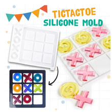 Load image into Gallery viewer, Tic Tac Toe Silicone Mold