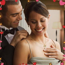 Load image into Gallery viewer, Forever Love Birthstone & Diamond Heart Pendant Necklace