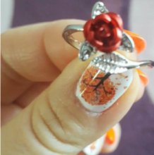 Load image into Gallery viewer, "Love You Forever" Creativity Adjustable Rose Ring