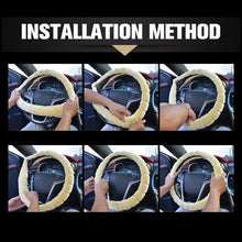 Load image into Gallery viewer, Plush Car Steering Wheel