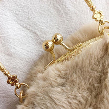 Load image into Gallery viewer, Rabbit Plush Metal Chain Bag