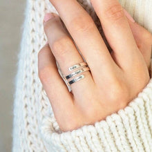 Load image into Gallery viewer, 【Hot Sale】THREE NAME RING -PERSONALIZED GIFT FOR MOM (BEST FRIEND GIFT) JUST FOR U