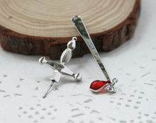Load image into Gallery viewer, Blood Sworn Dagger Stud Earrings