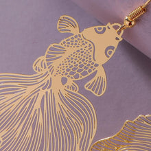 Load image into Gallery viewer, Gold Koi Fish Earrings