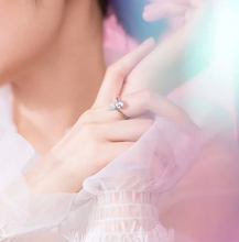 Load image into Gallery viewer, Cute tail moonstone Personality Adjustable Ring