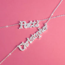 Load image into Gallery viewer, Mother's Day Gift Personalized Shiny Diamond Name Necklace