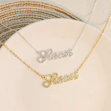 Load image into Gallery viewer, Mother's Day Gift Personalized Shiny Diamond Name Necklace