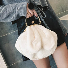 Load image into Gallery viewer, Rabbit Plush Metal Chain Bag