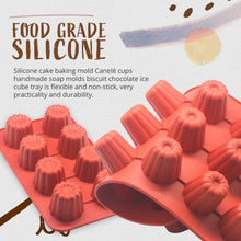 Load image into Gallery viewer, Silicone Canelé Mold