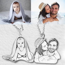 Load image into Gallery viewer, Custom Photo Necklace