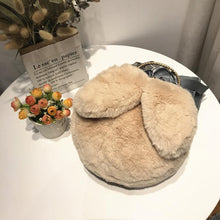 Load image into Gallery viewer, Rabbit Plush Metal Chain Bag