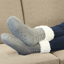 Load image into Gallery viewer, Cozy Fuzzy Fleece Slipper Socks