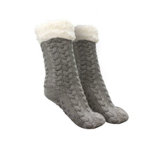 Load image into Gallery viewer, Cozy Fuzzy Fleece Slipper Socks