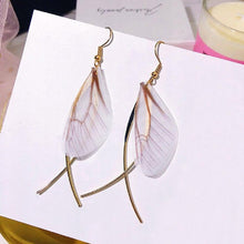 Load image into Gallery viewer, Butterfly Wing Statement Earrings