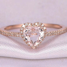 Load image into Gallery viewer, Crystal Heart Ring