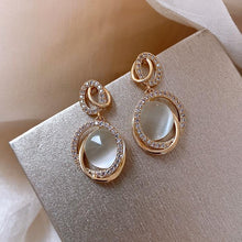 Load image into Gallery viewer, Luxury Stone & Crystal Earrings