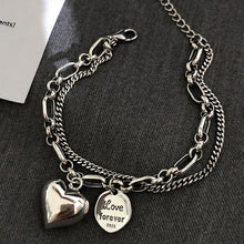 Load image into Gallery viewer, 'Love Forever' Silver Charm Bracelet