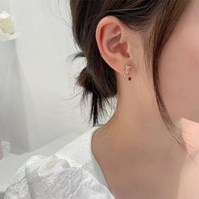 Load image into Gallery viewer, Teddy Bear & Heart Earrings