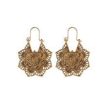 Load image into Gallery viewer, Lotus Mandala Earrings