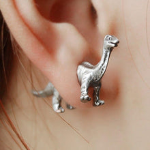 Load image into Gallery viewer, Brontosaurus Dinosaur Earrings