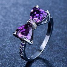 Load image into Gallery viewer, Forget Me Not Bow Ring