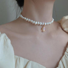 Load image into Gallery viewer, Freshwater Pearl & Moonstone Necklace