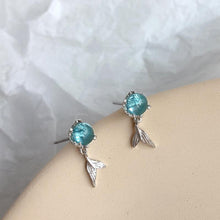 Load image into Gallery viewer, Crystal Mermaid Earrings