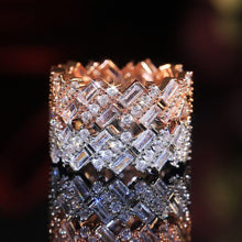 Load image into Gallery viewer, Geometric Crystal Ring