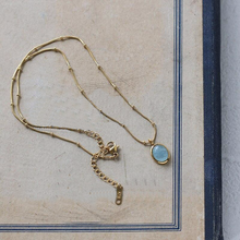 Load image into Gallery viewer, Aquamarine 18K Gold Necklace