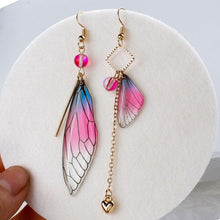Load image into Gallery viewer, Fairy Wing Tassel Earrings