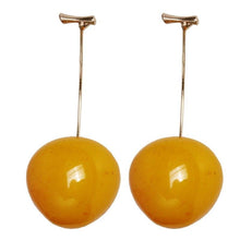 Load image into Gallery viewer, Celia Yellow Cherry Earrings