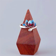 Load image into Gallery viewer, Lotus 925 Sterling Silver Ring