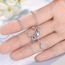 Load image into Gallery viewer, Moonstone Tassel Necklace