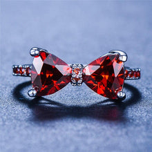 Load image into Gallery viewer, Forget Me Not Bow Ring