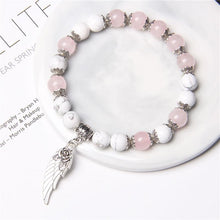 Load image into Gallery viewer, Angel Wing Quartz Crystal Bracelet