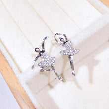 Load image into Gallery viewer, Ballerina 925 Sterling Silver Earrings