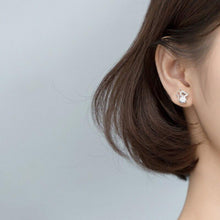 Load image into Gallery viewer, Silver Mouse Earrings