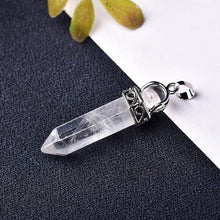 Load image into Gallery viewer, Raw Crystal Pendant Necklace