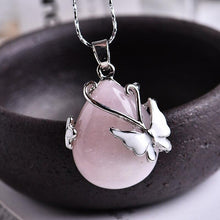 Load image into Gallery viewer, Natural Crystal Quartz Necklace