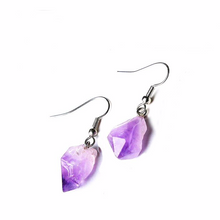 Load image into Gallery viewer, Natural Amethyst Earrings