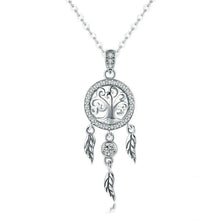 Load image into Gallery viewer, Dream Catcher Sterling Silver Necklace