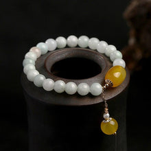 Load image into Gallery viewer, Natural Jade Stone & Agate Pearl Bracelet
