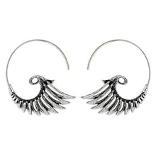 Load image into Gallery viewer, Angel Wing Statement Earrings