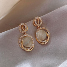 Load image into Gallery viewer, Luxury Stone & Crystal Earrings