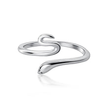Load image into Gallery viewer, Sterling Silver Snake Ring