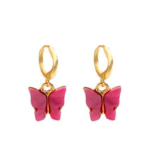 Load image into Gallery viewer, Butterfly Charm Earrings